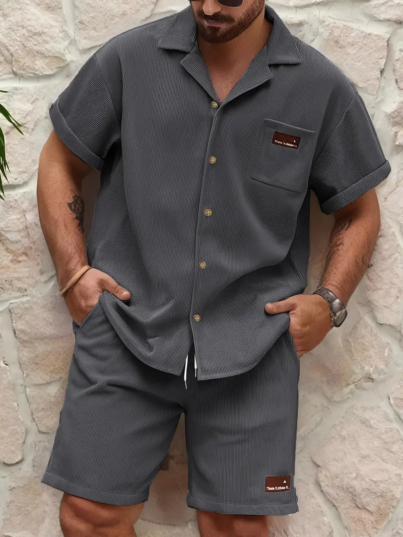 men's lightweight two-piece suit