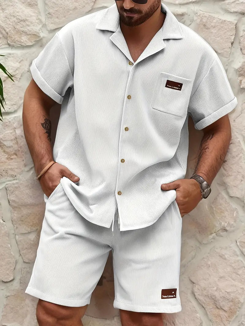 men's lightweight two-piece suit