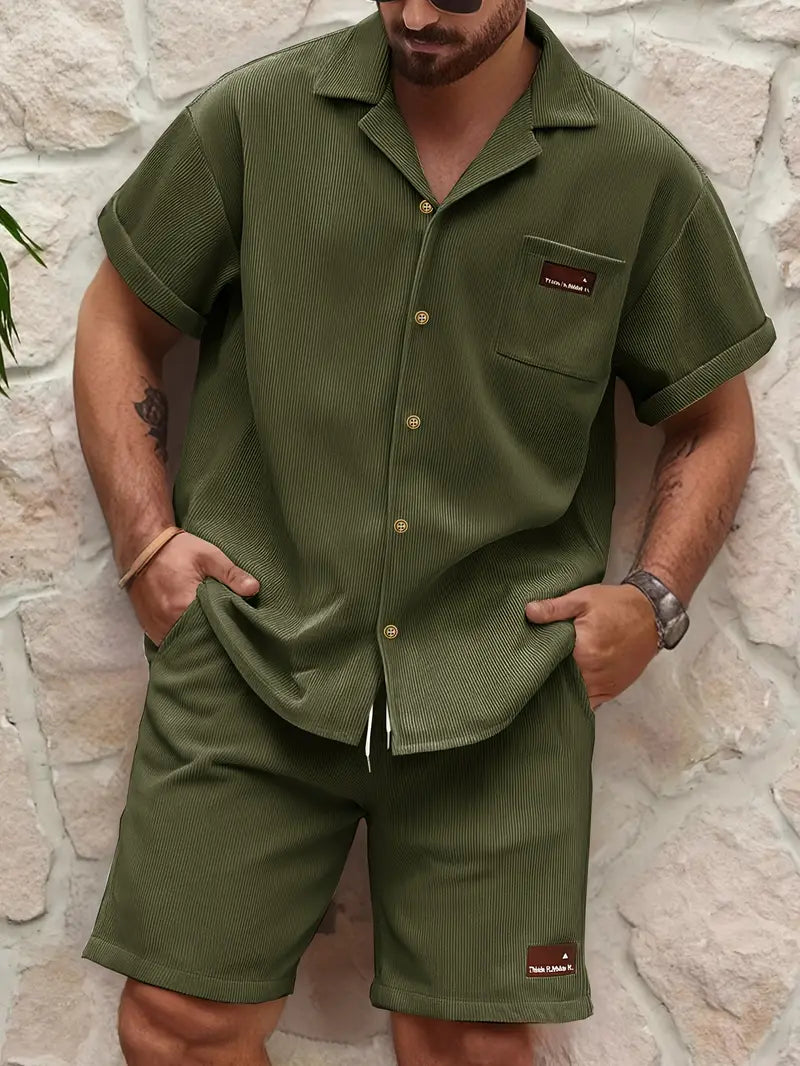 men's lightweight two-piece suit