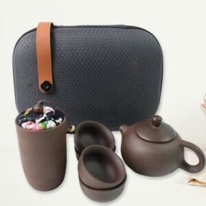 01_be83fa07-516c-4820-a9f9-c25aec83b36c.jpg Portable Kung Fu Tea Set � Complete 6-Piece Travel Kit for Tea Lovers