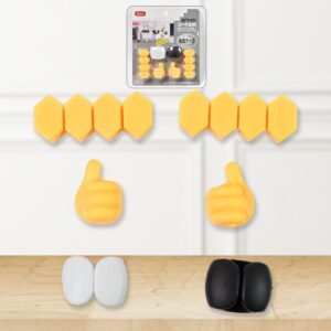 Self Adhesive Hooks for Cable Management � Easy Wall Mounting