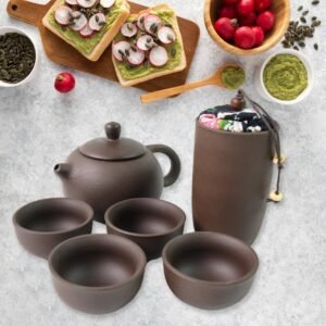 02_86981e1e-d3da-4f98-919c-f1c9bee73197.jpg Portable Kung Fu Tea Set � Complete 6-Piece Travel Kit for Tea Lovers