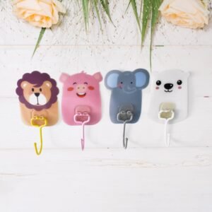 02_d200cf21-c122-45f4-8301-42be3b22d429.jpg Wall Mounted Cartoon Hooks � Self-Adhesive, Kid-Friendly Design