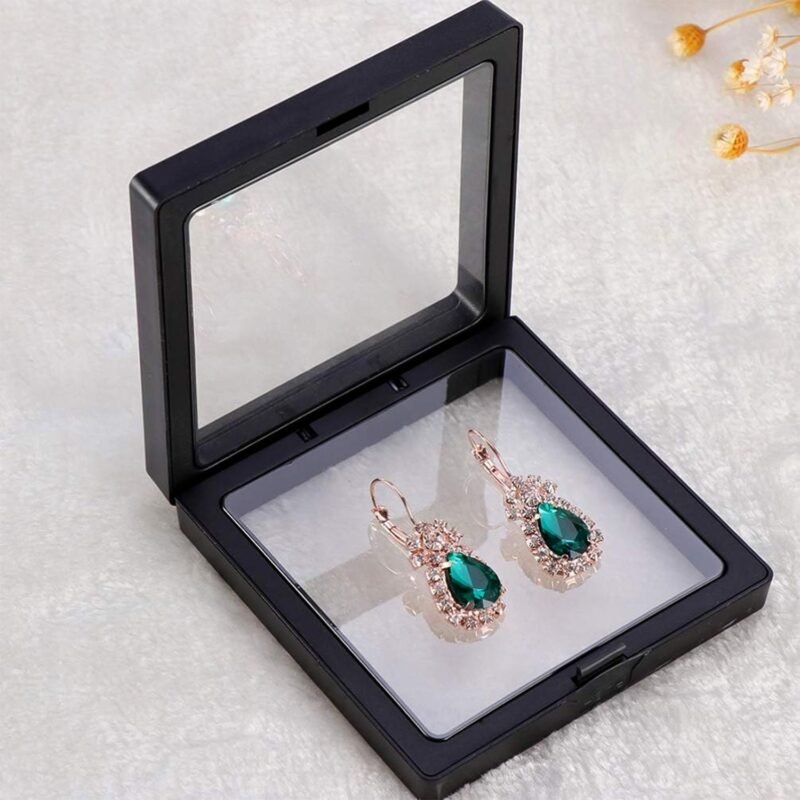 Transparent Jewellery Display Box � Floating 3D Effect for Showcasing
