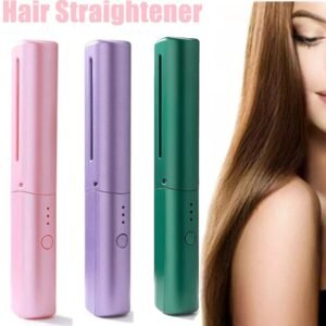 Mini Hair Straightener Brush � Cordless & Rechargeable for Travel
