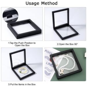 Transparent Jewellery Display Box � Floating 3D Effect for Showcasing