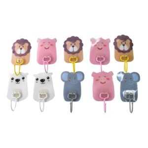 05_aa747769-eef6-48fd-a0e2-849a10c96b57.jpg Wall Mounted Cartoon Hooks � Self-Adhesive, Kid-Friendly Design