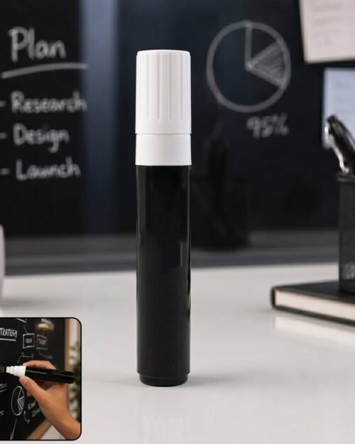 0bf5fa0c-6b36-4445-946b-a5c78111c6de.jpg Black Chalk Marker Pen � Liquid Erasable for Chalkboard & Glass