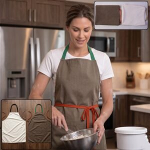 Waterproof Kitchen Apron � Adjustable with Pockets for Cooking
