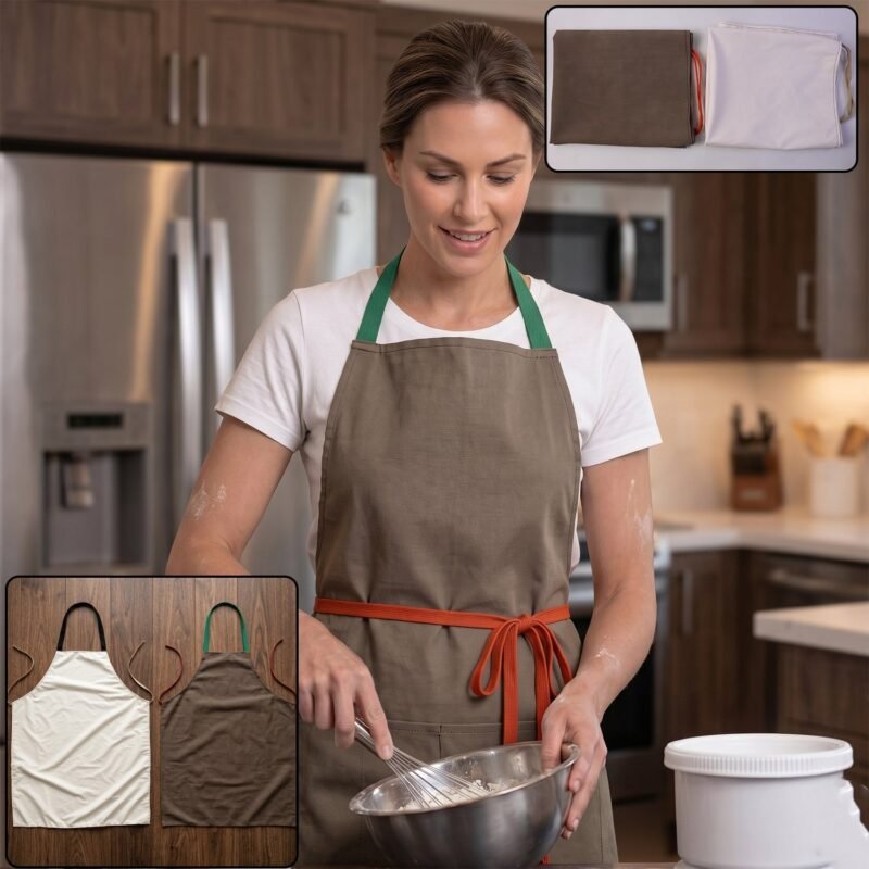 Waterproof Kitchen Apron � Adjustable with Pockets for Cooking