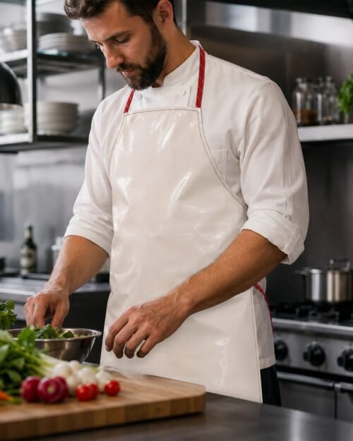 Waterproof Kitchen Apron � Full Coverage & Adjustable Fit for Cooking