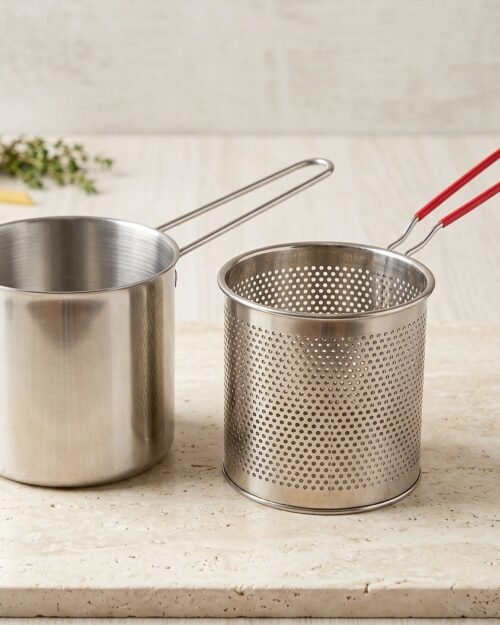 Stainless Steel Deep Frying Pot � Compact, Durable & Easy to Use
