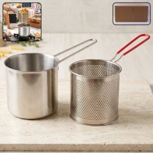 Stainless Steel Deep Frying Pot � Compact, Durable & Easy to Use