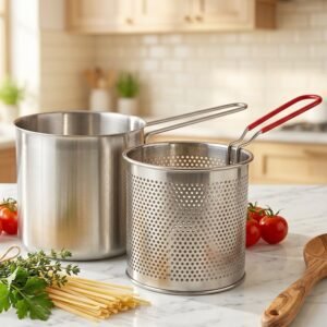 Stainless Steel Deep Frying Pot � Compact, Durable & Easy to Use
