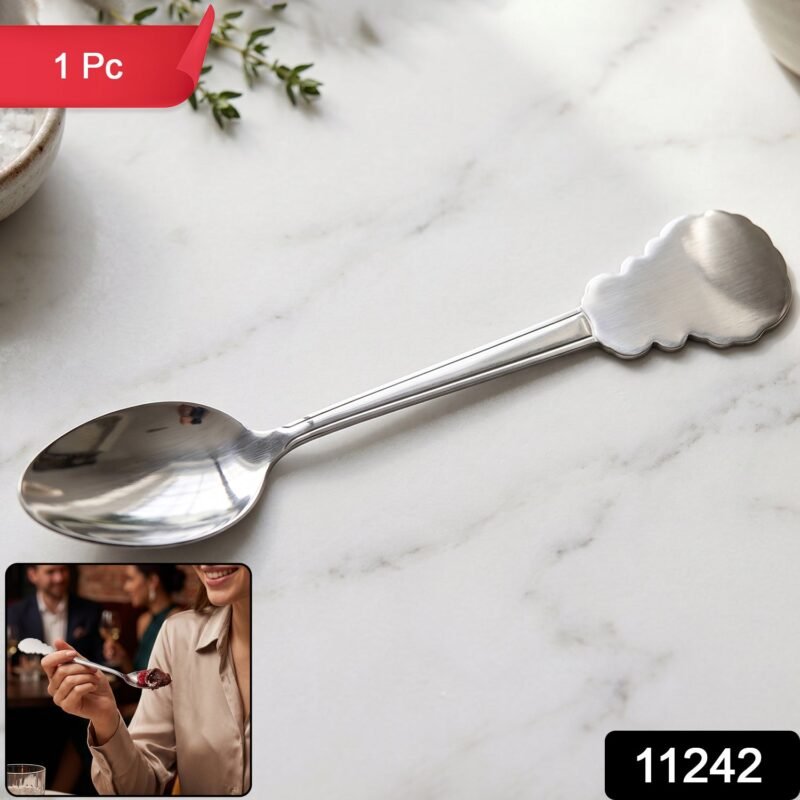 11242-02-sku_cd971666-e062-47a5-8d8c-b69b7d2aebbb.jpg Stainless Steel Dinner Spoon � Elegant Carved Handle for Daily Use