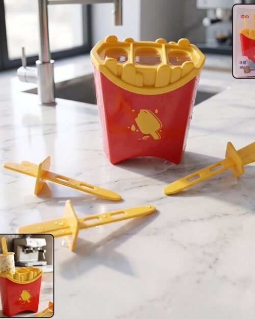 Ice Pop Mould Set � Fun French Fries Shape for Summer Treats