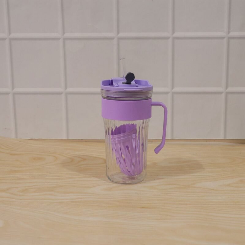 11394-07_a2b2546a-0cc1-4705-a2f1-2c7b8c5dd1b7.jpg Glass Tumbler with Lid � Reusable, Stylish Cold Beverage Mug