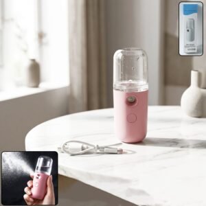 Nano Mist Sprayer � Portable & Refillable for Instant Facial Hydration