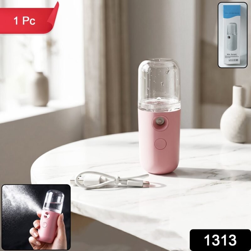 Nano Mist Sprayer � Portable & Refillable for Instant Facial Hydration