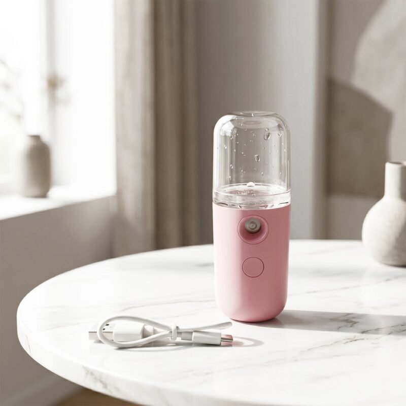 Nano Mist Sprayer � Portable & Refillable for Instant Facial Hydration