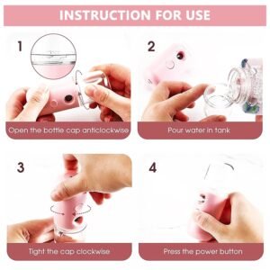 Nano Mist Sprayer � Portable & Refillable for Instant Facial Hydration