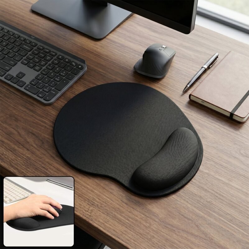 13316-03-product_36f5fda1-1a78-40e1-b327-a9dbe502e26d.jpg Ergonomic Gaming Mouse Pad � Wrist Support & Non-Slip Base for Precision