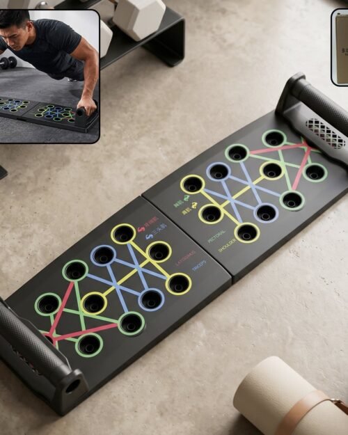 Multifunction Foldable Push Up Board � Space-Saving Upper Body Trainer
