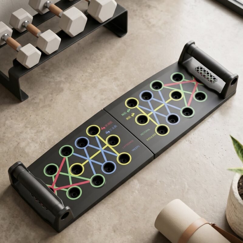 Multifunction Foldable Push Up Board � Space-Saving Upper Body Trainer