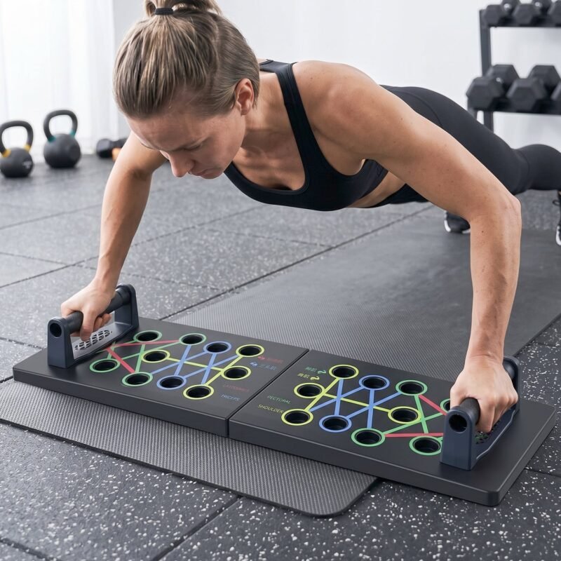 Multifunction Foldable Push Up Board � Space-Saving Upper Body Trainer