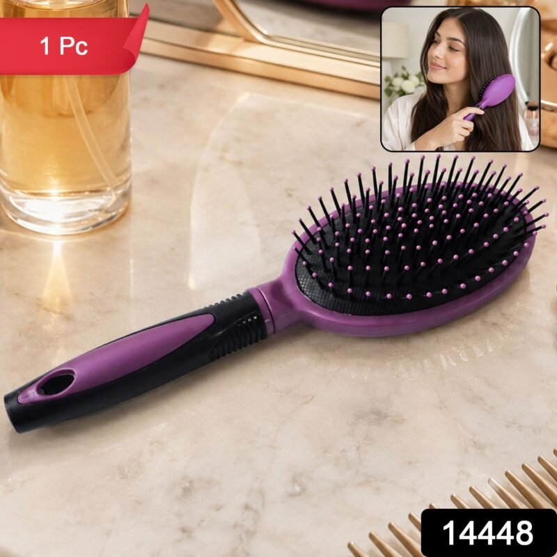 14448-01_444d0a7f-0fb3-430b-b870-7b2192a4af9c.jpg Cushioned Paddle Hair Brush � Detangling & Frizz Control for All Hair