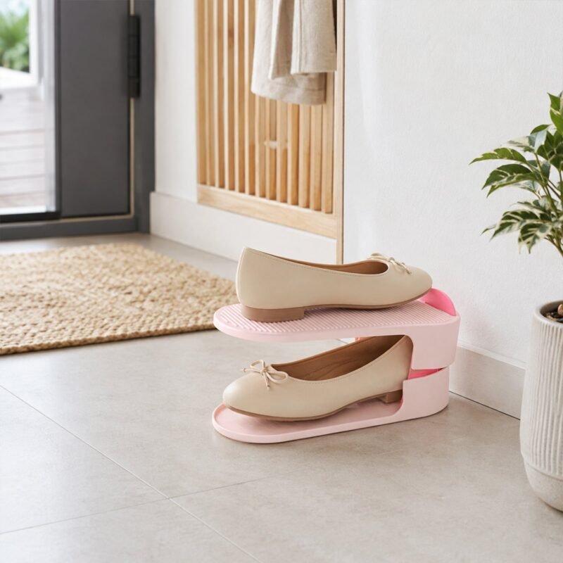 15067-01-no-sku_d927709a-dc43-4343-b349-d85d13e1e8d8.jpg Adjustable Shoe Storage Rack � Space-Saving & Stackable Design