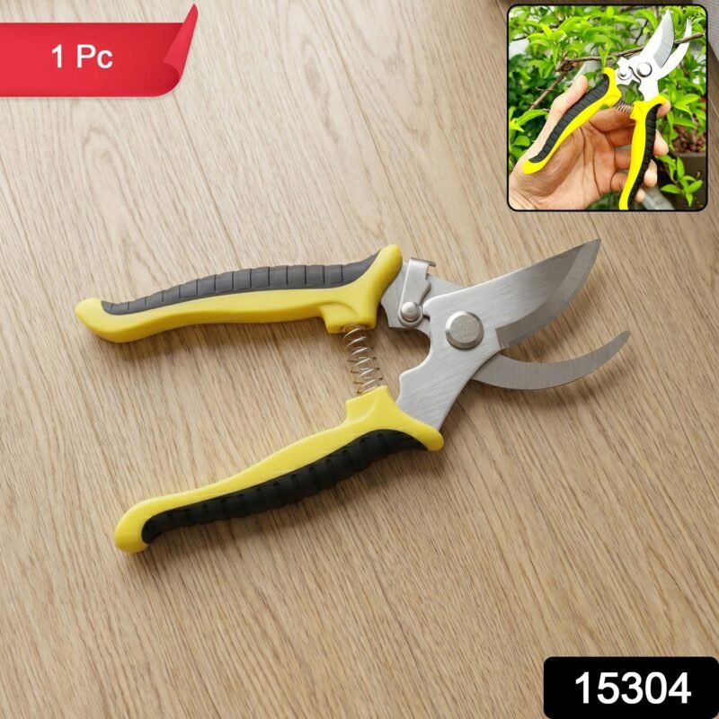15304-02-sku_6f6084a7-7b41-436c-82aa-f98376ee0753.jpg Heavy Duty Garden Pruning Shears � Sharp Stainless Steel Blades for Precise Cutting