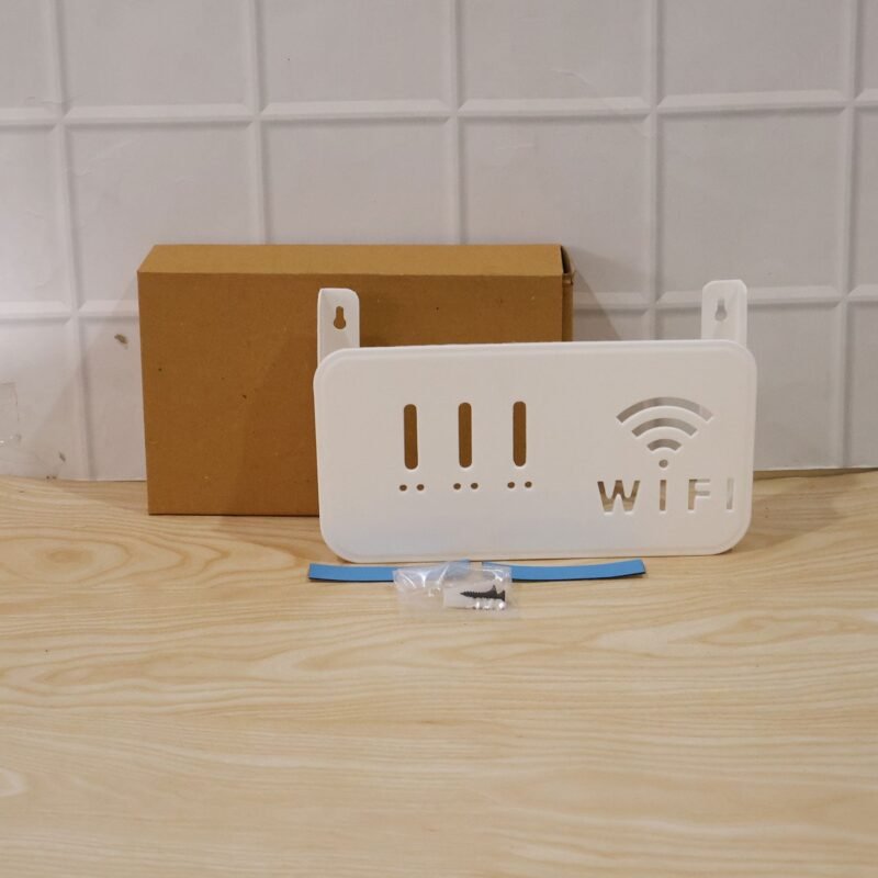16115-07-live-pack_04cc5da7-fe21-4927-b486-79a81a9e6fe4.jpg Wall Mount WiFi Router Holder � Space-Saving Cable Management Solution