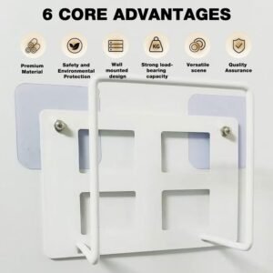 16126-01-no-sku_a8a0bed9-16af-4ccc-a7fa-45d46a738d47.jpg WiFi Router Wall Mount Bracket � Space-Saving & Easy to Install