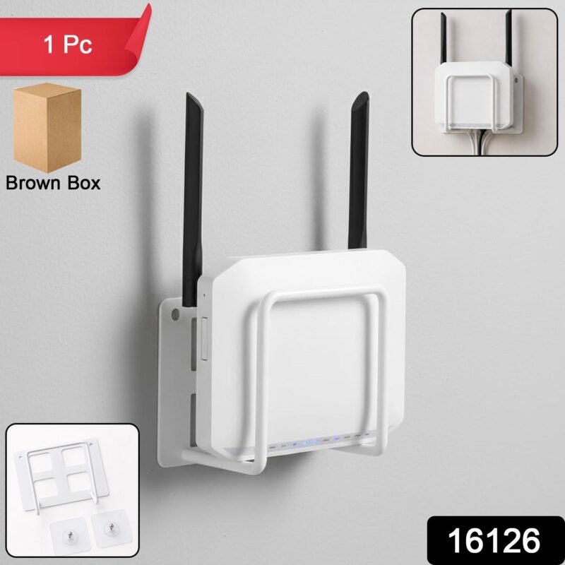 16126-02-sku_976da73f-3f39-4066-9e31-9418341e7caf.jpg WiFi Router Wall Mount Bracket � Space-Saving & Easy to Install
