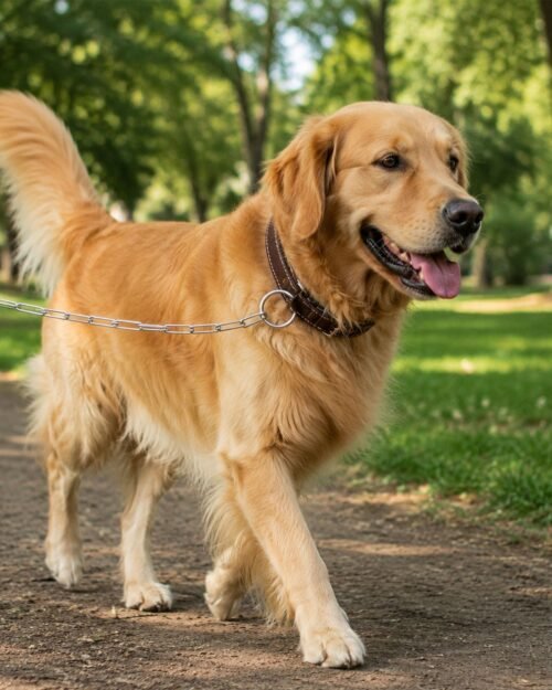 Heavy Duty Dog Chain Leash � Durable 67-inch Pet Tether for Control