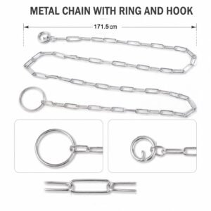 Heavy Duty Dog Chain Leash � Durable 67-inch Pet Tether for Control