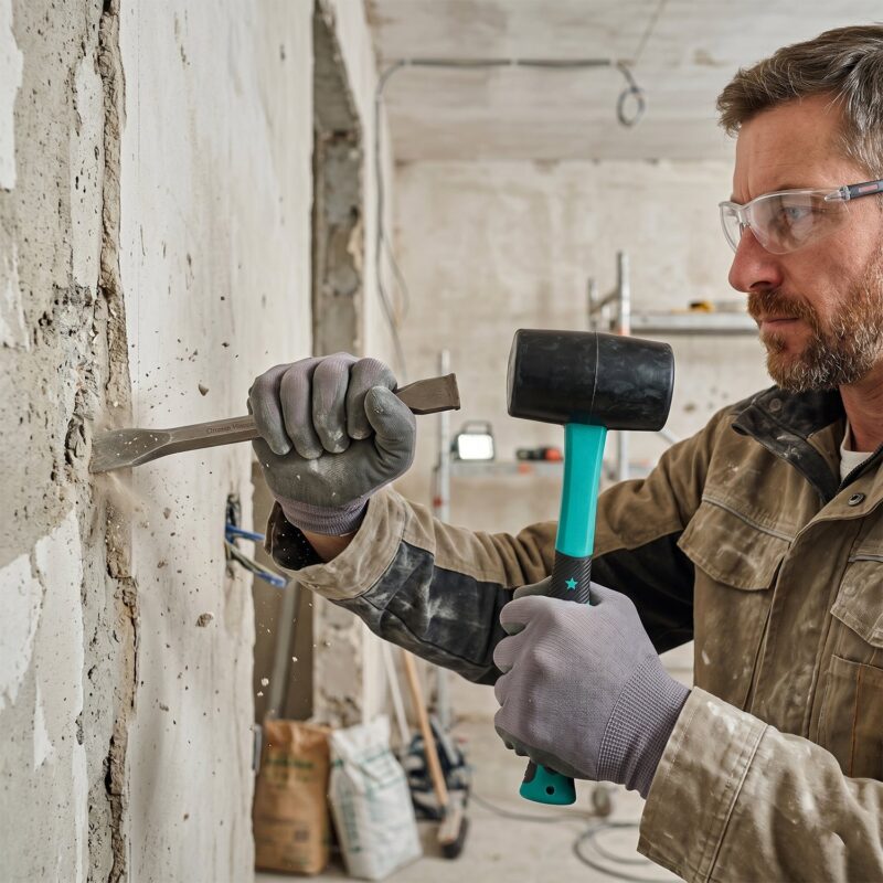 Heavy Duty Sledge Hammer � Durable Rubber Mallet for Construction