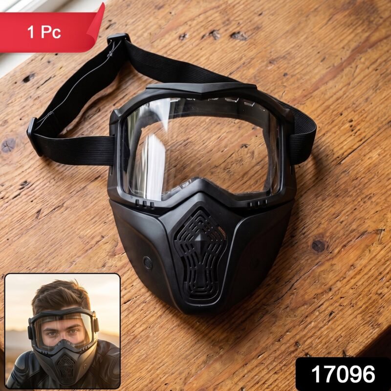 17096-02-sku_1deb8f17-d78d-449e-b7e3-834f3870ef76.jpg Protective Bike Goggle Face Mask � Detachable Shield for Outdoor Safety