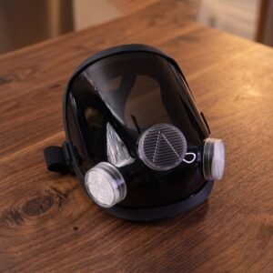 17097-01-no-sku_67e978c1-1cbd-4e05-9b89-3ff20fe795aa.jpg Full Face Safety Respirator Mask � Dual Filters & Clear Visor for Protection