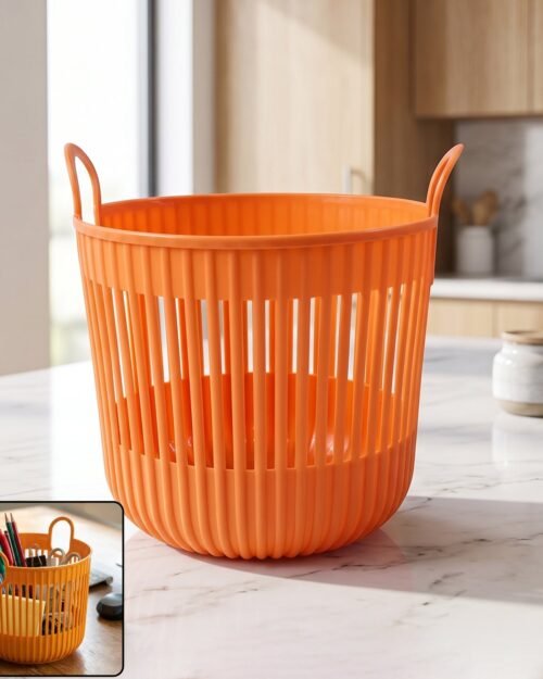 17124-01-no-sku_99b4ece3-46b8-4b4d-854c-d0c540b8a770.jpg Plastic Round Storage Basket � Durable and Portable Organizer