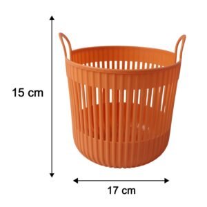 17124-06-size_a930b20b-1840-4f45-803f-7aa0ac3f4df2.jpg Plastic Round Storage Basket � Durable and Portable Organizer