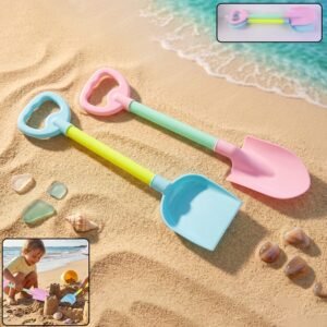 17126-01-no-sku_83f731c3-b18b-49eb-81fd-cc5254d18162.jpg Kids Beach Sand Shovel Toy Set � Bright, Durable & Easy to Handle
