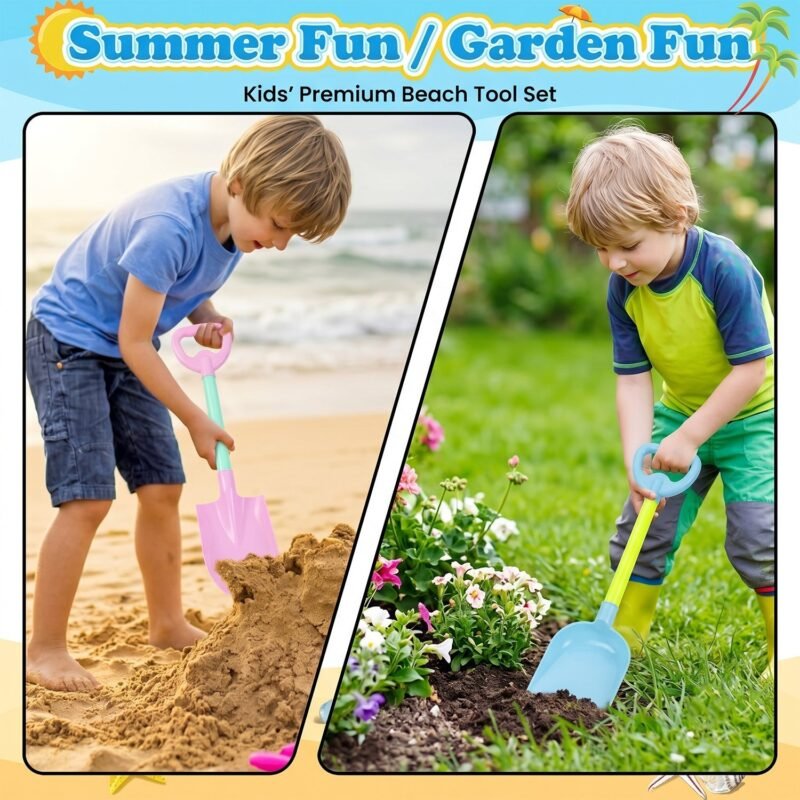 17126-08-live_6067a6f3-6a55-49de-a4f3-ccc12e6fdc24.jpg Kids Beach Sand Shovel Toy Set � Bright, Durable & Easy to Handle