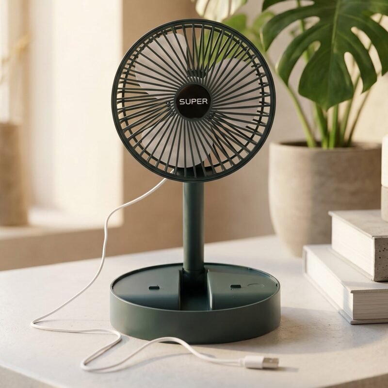 17653_01_without_sku_8f45f34a-70ed-4be0-a823-07f007c17daa.jpg USB Table Fan � Compact, Quiet, Adjustable Stand for Desk
