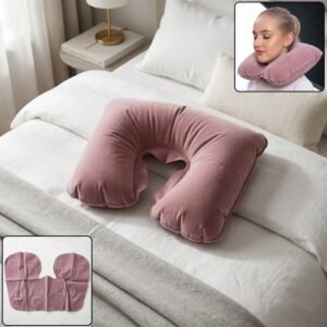 19241_01_without_sku_a277901f-b4d3-4481-a6ef-252deab7783f.jpg U-Shaped Travel Neck Pillow � Ergonomic Soft Foam Support for Comfort