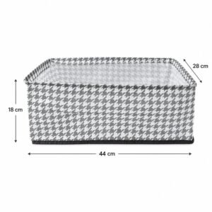 19761-05-white-bg_757b7201-967f-4c8c-9db0-354761dacc60.jpg Foldable Cloth Organizer Basket � Space-saving Home Storage