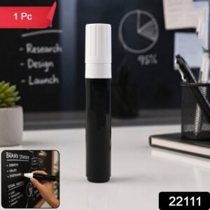 214b0f01-f89a-42a1-9121-dae2da7315ca.jpg Black Chalk Marker Pen � Liquid Erasable for Chalkboard & Glass