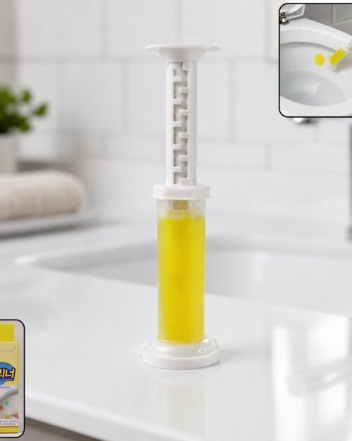 Flower-Shaped Toilet Gel Cleaner with Box � Effective stain removal