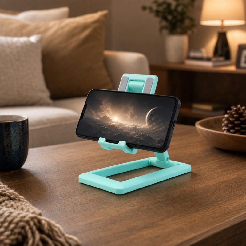 Foldable Mobile Phone Stand � Adjustable & Portable Desk Accessory